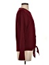Aqua 100% Polyester Burgundy Long Sleeve Top Size S - photo 4