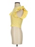 Zara Yellow Short Sleeve Top Size S - photo 5