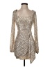 Altar'd State Metallic Silver Cocktail Dress Size XS - photo 1