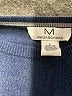 M Magaschoni Stars Blue Pullover Sweater Size L - photo 7