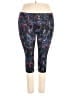 Danskin Now Print Black Blue Active Pants Size 20 - photo 1