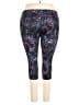Danskin Now Print Black Blue Active Pants Size 20 - photo 2