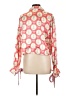 Unbranded Pink Long Sleeve Blouse Size L - photo 2