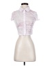 Elodie Pink Short Sleeve Blouse Size S - photo 1