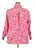 Appleseeds 100% Cotton Paisley Pink Long Sleeve Blouse Size 3X - photo 2