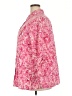 Appleseeds 100% Cotton Paisley Pink Long Sleeve Blouse Size 3X - photo 5