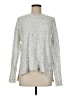 DKNY Jeans Metallic Silver Pullover Sweater Size M - photo 1