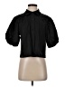 Something Navy Black 3/4 Sleeve Blouse Size S - photo 1