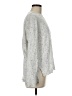 DKNY Jeans Metallic Silver Pullover Sweater Size M - photo 4
