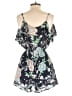 Moon River 100% Polyester Floral Blue Romper Size M - photo 2