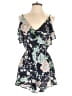 Moon River 100% Polyester Floral Blue Romper Size M - photo 1