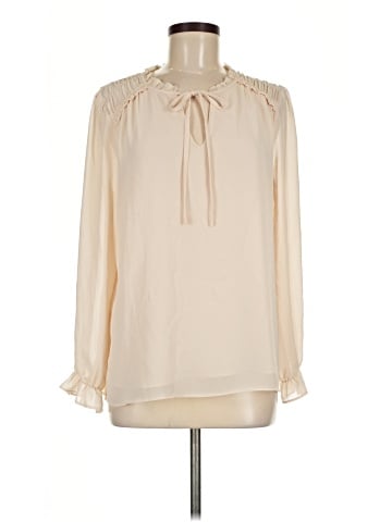 Rose + Olive Long Sleeve Blouse (view 1)