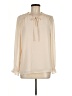 Rose + Olive 100% Polyester Ivory Long Sleeve Blouse Size M - photo 1