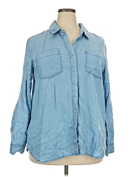 Terre Bleue Long Sleeve Button Down Shirt