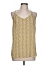 CAbi 100% Polyester Gold Sleeveless Blouse Size L - photo 1