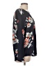 Joie 100% Silk Floral Black Long Sleeve Silk Top Size L - photo 4