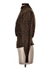 Bailey 44 Animal Print Brown Long Sleeve Top Size S - photo 5