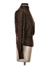 Bailey 44 Animal Print Brown Long Sleeve Top Size S - photo 4