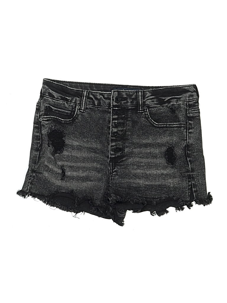 Pre-owned Indigo Rein Denim Shorts In Black