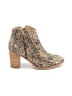 Mia Animal Print Tan Ankle Boots Size 8 1/2 - photo 1