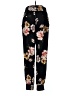 Eva Franco Floral Black Casual Pants Size 8 - photo 2