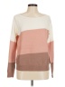 Evolution by Cyrus Color Block Pink Pullover Sweater Size M - photo 1