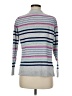 Gap Outlet Stripes Silver Pullover Sweater Size M - photo 2