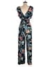 Lascana 100% Viscose Tropical Blue Jumpsuit Size 8 - photo 2