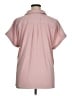 Calvin Klein 100% Polyester Solid Pink Short Sleeve Blouse Size XL - photo 2