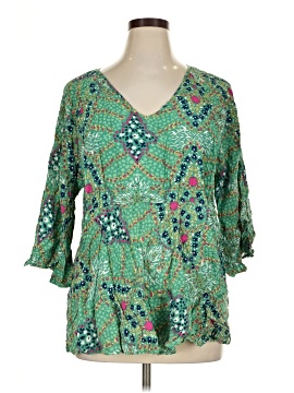 Cynthia Rowley 3/4 Sleeve Blouse