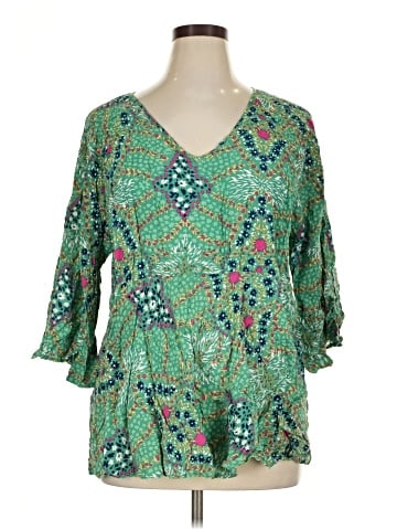 Cynthia Rowley 3/4 Sleeve Blouse (view 1)
