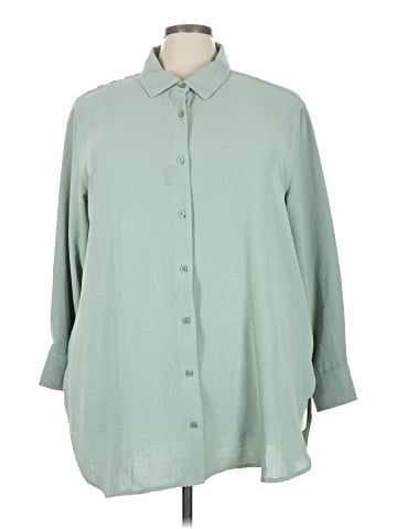 No Comment 3/4 Sleeve Blouse (view 1)