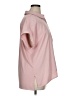 Calvin Klein 100% Polyester Solid Pink Short Sleeve Blouse Size XL - photo 4