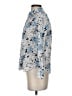 Talbots 100% Cotton Floral Blue Long Sleeve Blouse Size P (petite) - photo 5