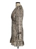Shein 100% Polyester Animal Print Tan Cocktail Dress Size 6 - photo 5