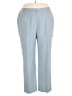 Le Suit 100% Polyester Solid Blue Casual Pants Size 18 - photo 1