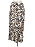 Babaton Animal Print Brown Casual Skirt Size 8 - photo 1