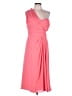 Bill Levkoff 100% Polyester Solid Pink Cocktail Dress Size 24 - photo 1