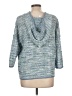 J.Jill Tweed Blue Pullover Sweater Size L - photo 2