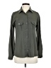 Aqua 100% Polyester Gray Long Sleeve Blouse Size S - photo 1
