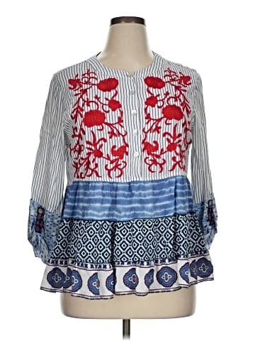 John Mark Long Sleeve Blouse (view 1)