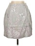 Sandro Metallic Silver Purple Casual Skirt Size Sm (1) - photo 1
