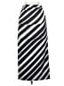 H&M Stripes Black Casual Skirt Size XS - photo 1