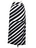 H&M Stripes Black Casual Skirt Size XS - photo 2