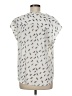 Fun2Fun 100% Polyester Ivory Short Sleeve Blouse Size M - photo 2