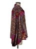 ee:some 100% Polyester Paisley Brown Long Sleeve Blouse Size M - photo 4