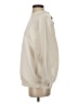Madewell Solid Ivory Button-Back Mockneck Top Size S - photo 5