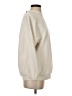Madewell Solid Ivory Button-Back Mockneck Top Size S - photo 4