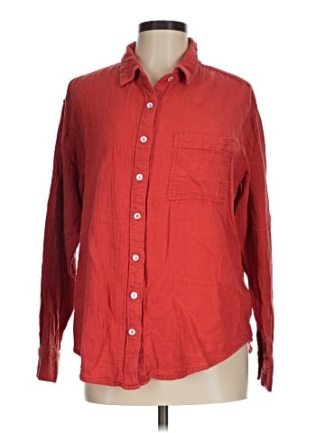 Maurices Long Sleeve Button-Down Shirt (view 1)