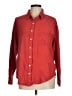 Maurices 100% Cotton Red Long Sleeve Button-Down Shirt Size M - photo 1